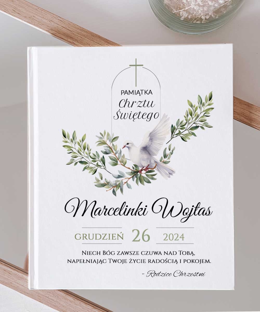 Personalizowana Księga Baśni Prezent od Chrzestnych - Eukaliptus