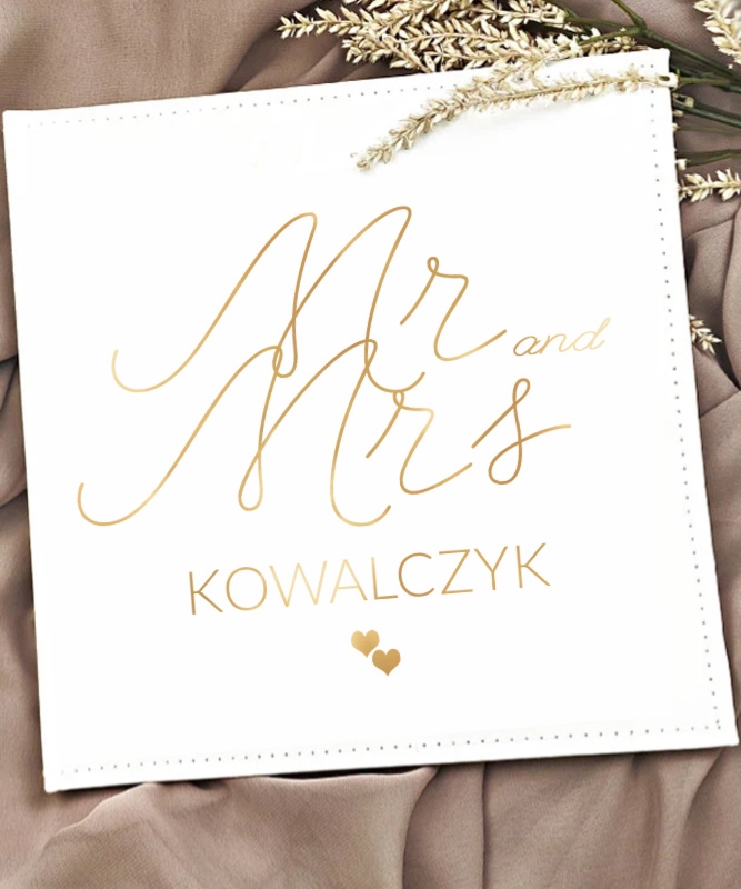 Prezent na ślub - album na zdjęcia z personalizacją