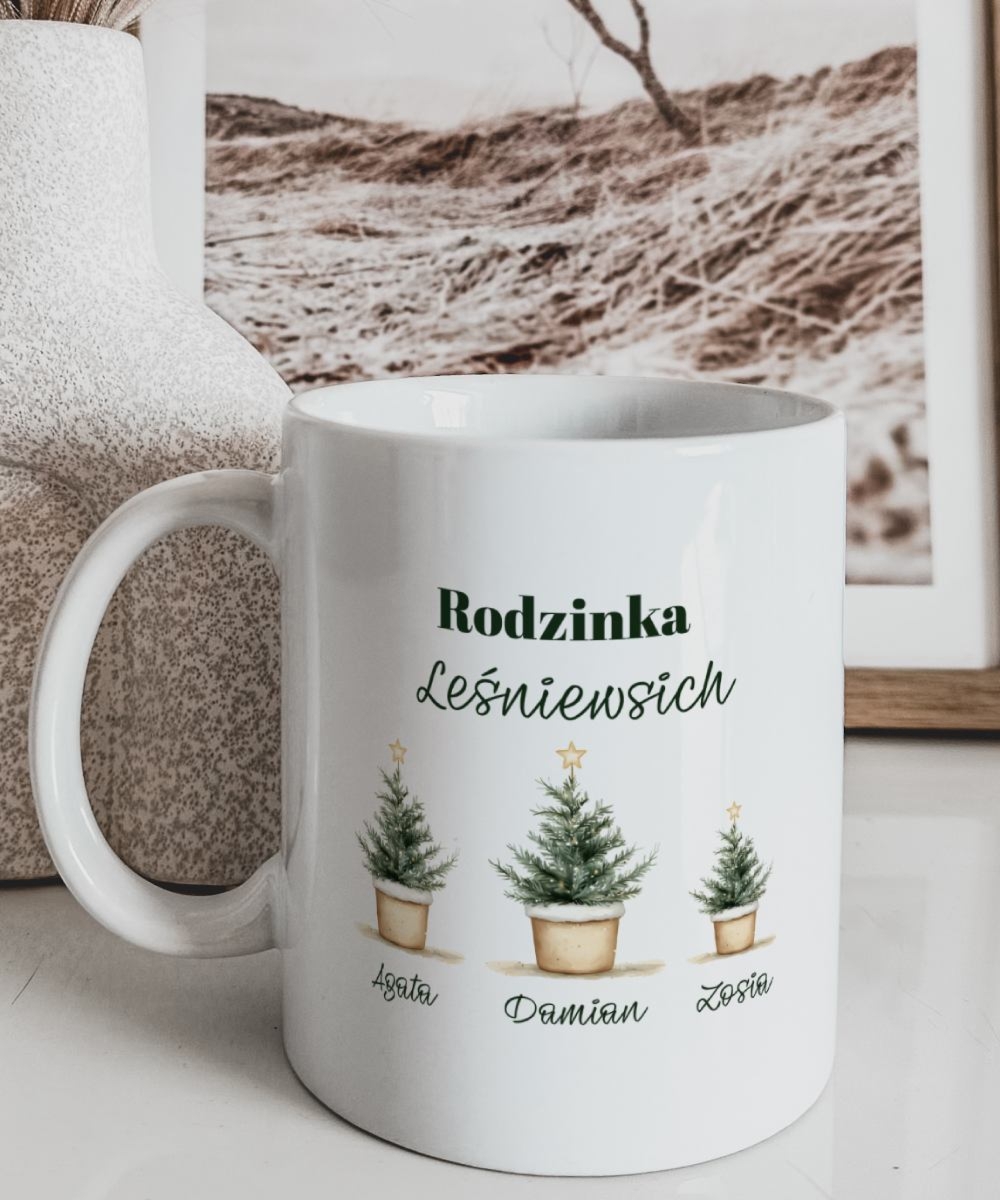 Świąteczny kubek z nadrukiem - Rodzinka