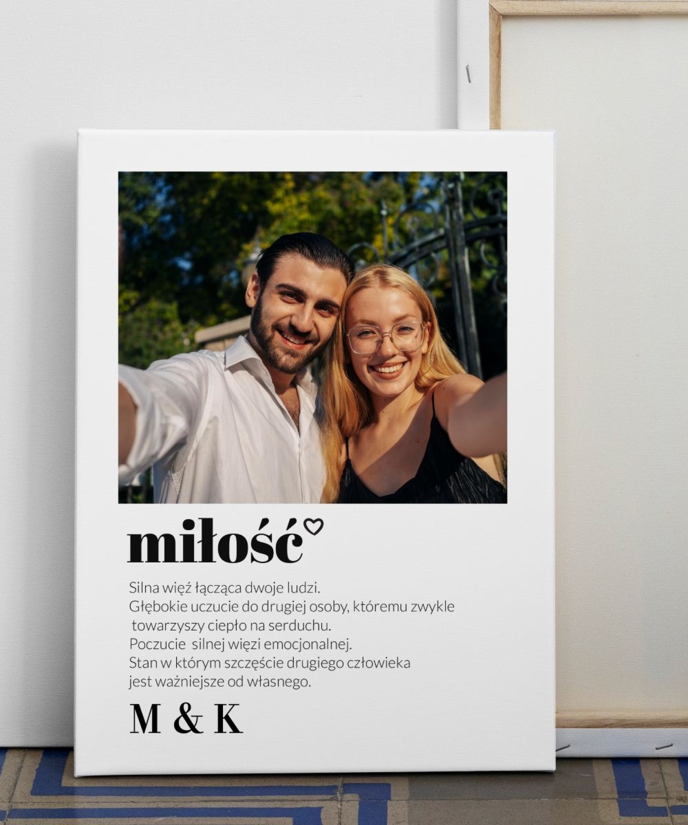 Obraz drukowany na płótnie na prezent - Miłość