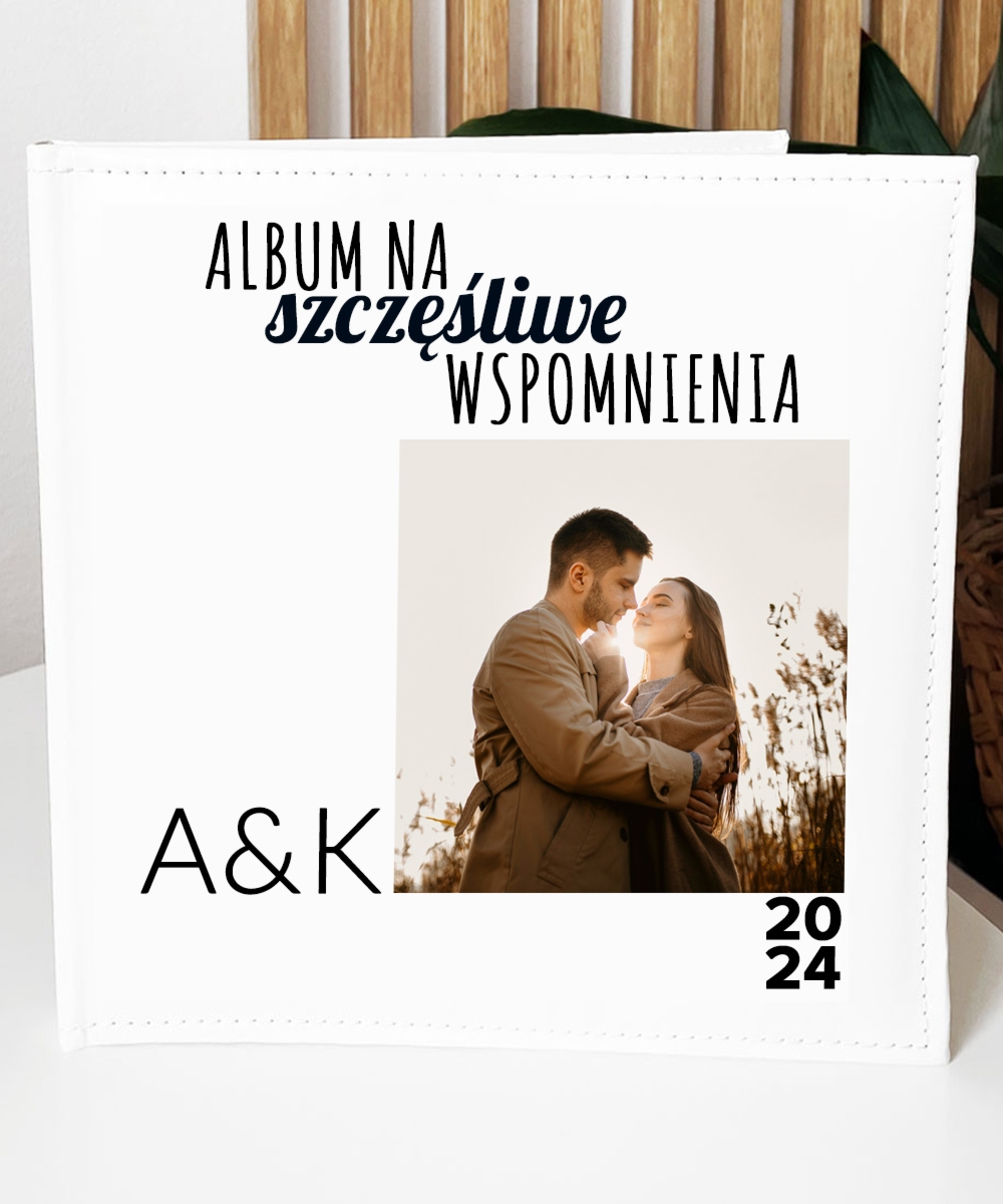 Prezent na święta dla małżeństwa - Album na zdjęcia z personalizacją