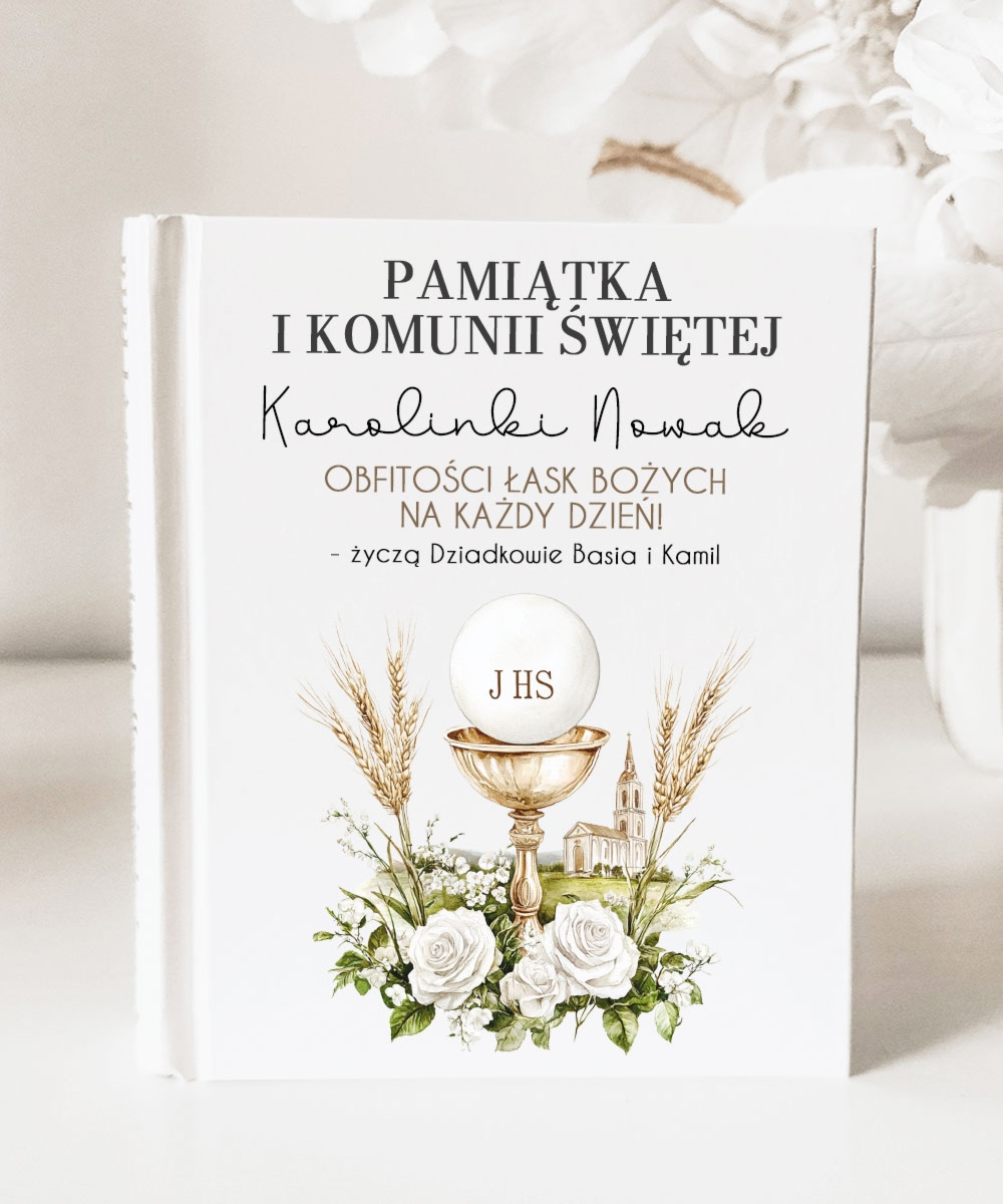 Biblia prezentowa na Komunię Świętą - Kłos