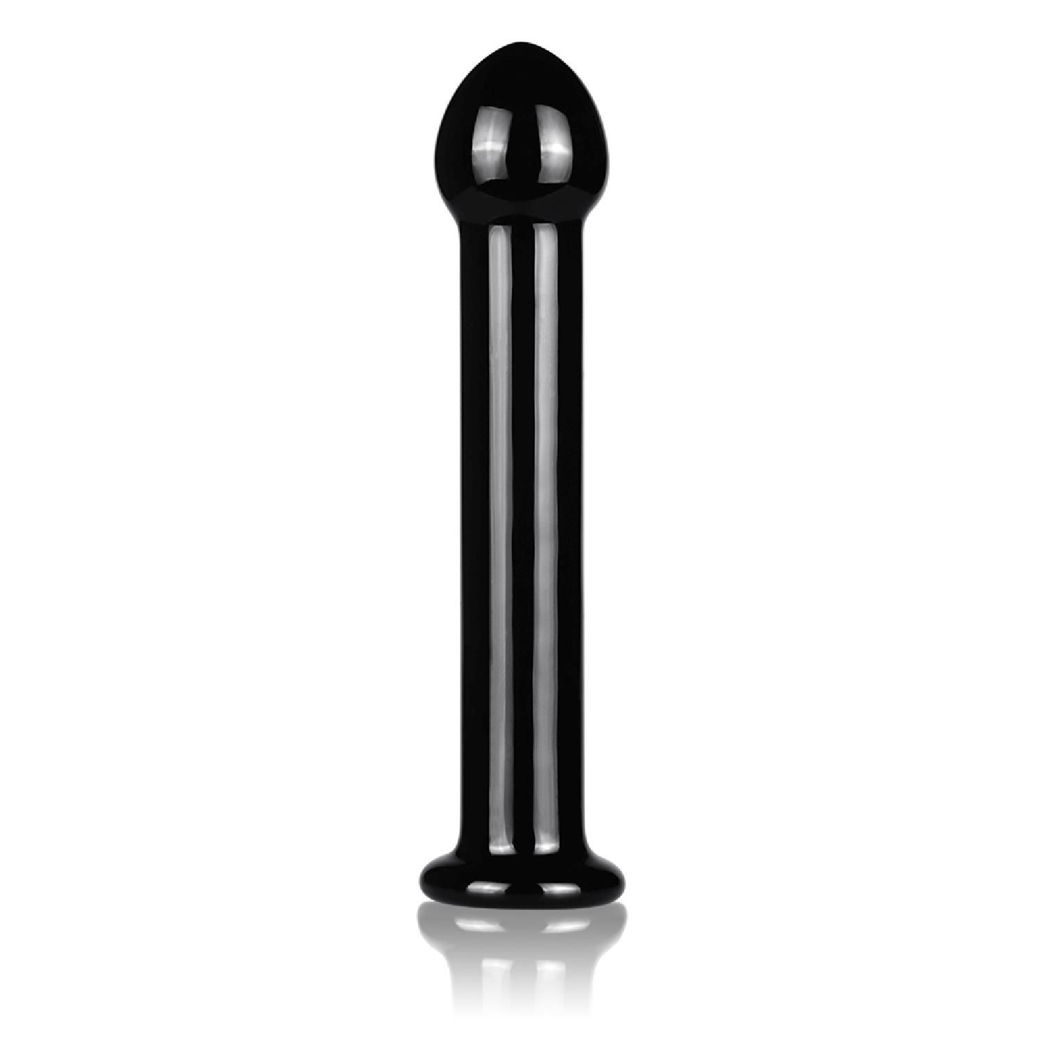 Dildo Glass Romance Black Lovetoy Czarny | 100% ORYGINAŁ