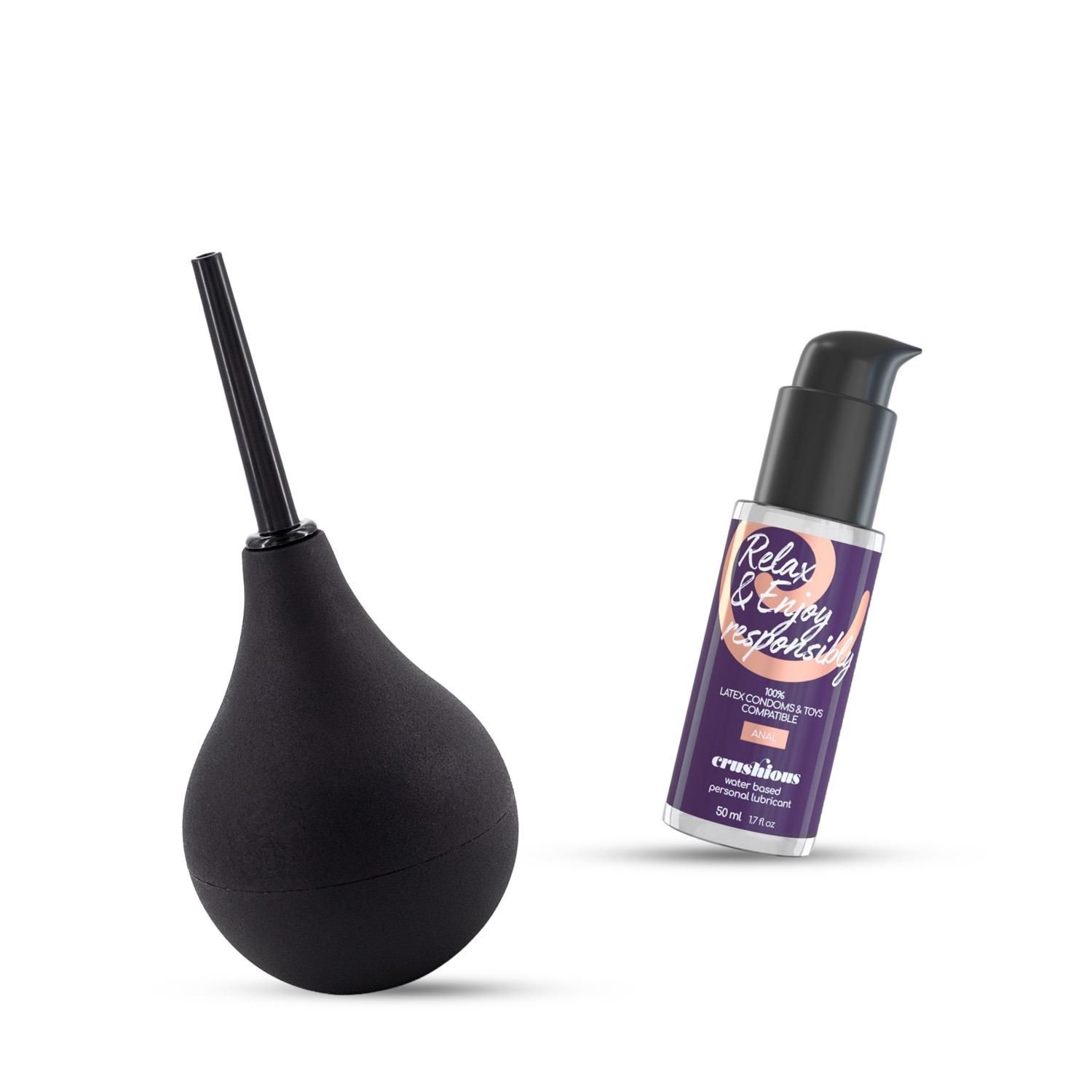 Gruszka Analna i Lubrykant Wodny Douche & Go Anal Douche 90ml With Anal 50ml Crushious | 100% ORYGINAŁ