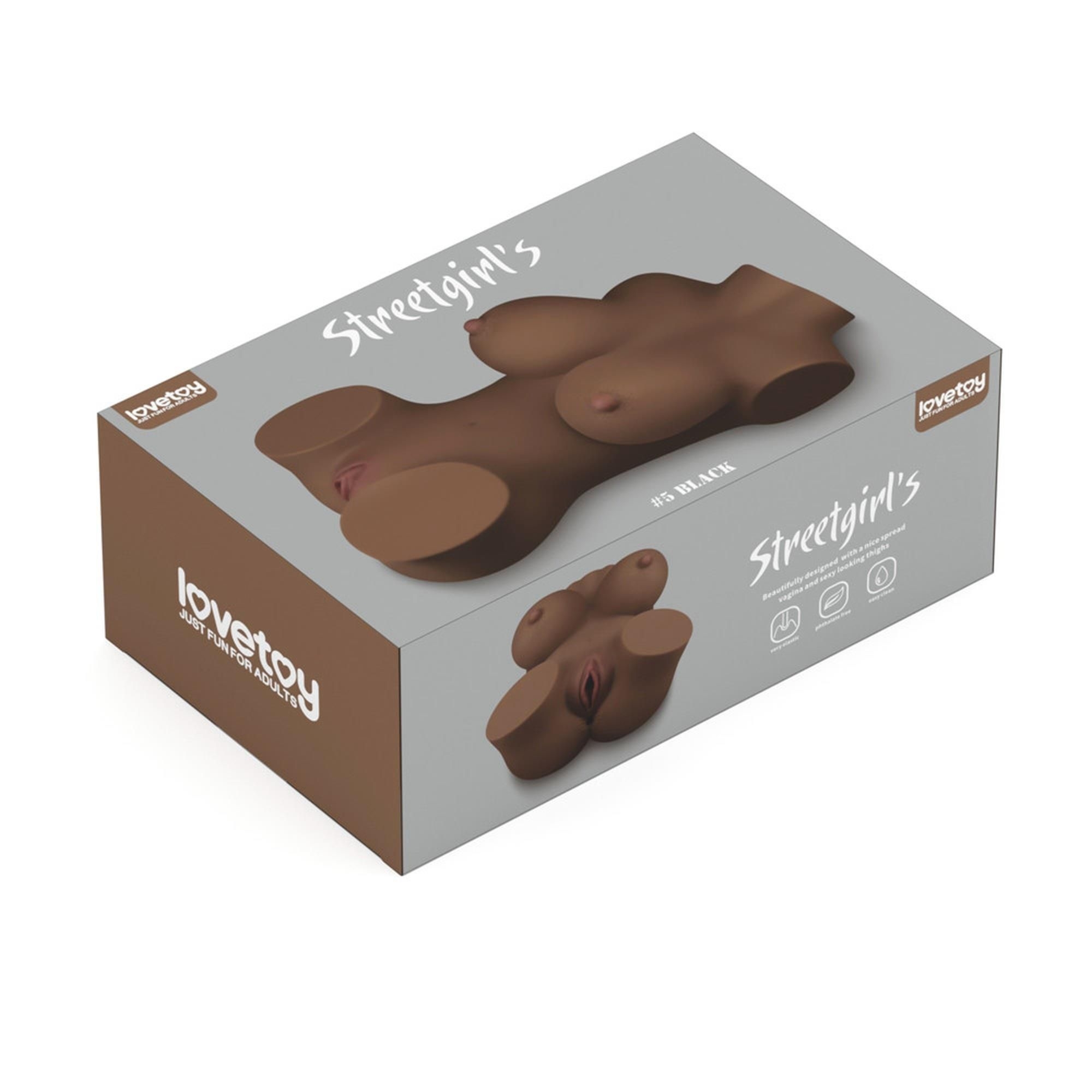 Masturbator Wagina Streetgirl's #5 Lovetoy Czarny | 100% ORYGINAŁ