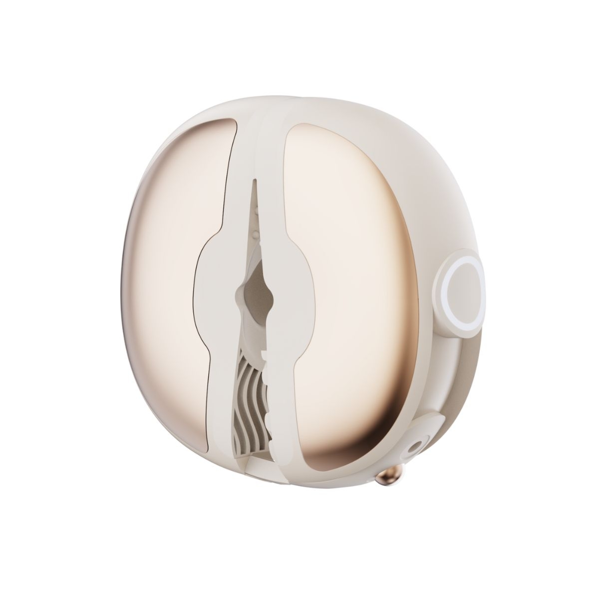 Zaciski Na Sutki Wireless Control Vibrating Nipple Clamps Beige Qingnan