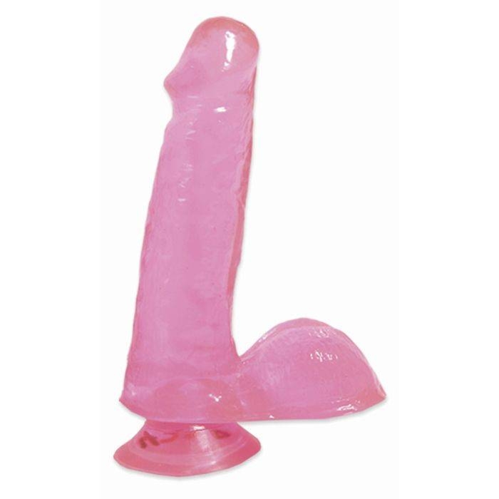 Penis z Przyssawką 15cm Różowyy | 100% ORYGINAŁ