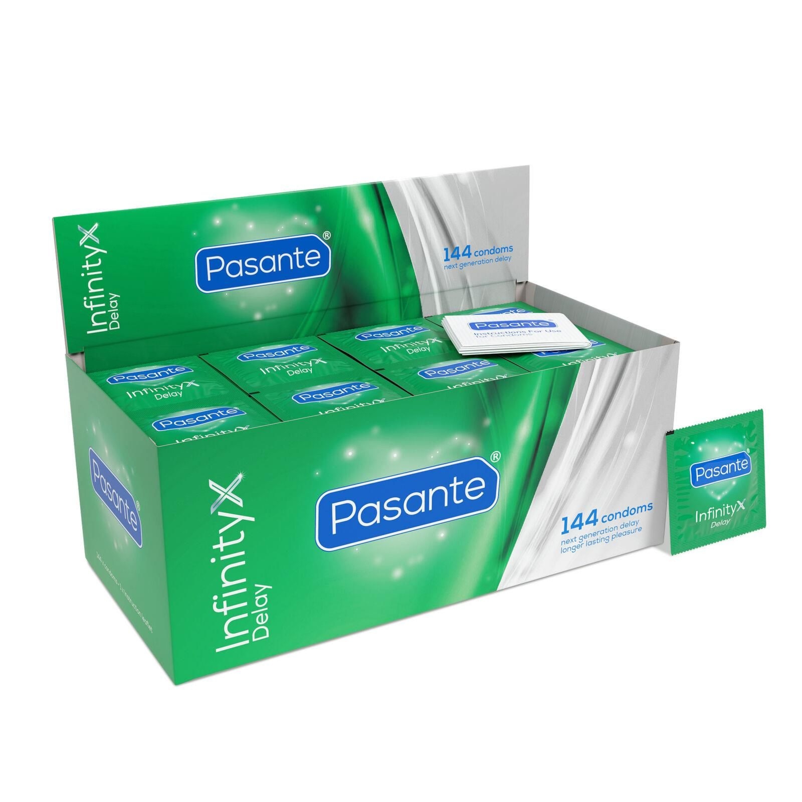 Prezerwatywy Opóźniające Wytrysk Pasante Delay Infinity X Clinic 144 szt.