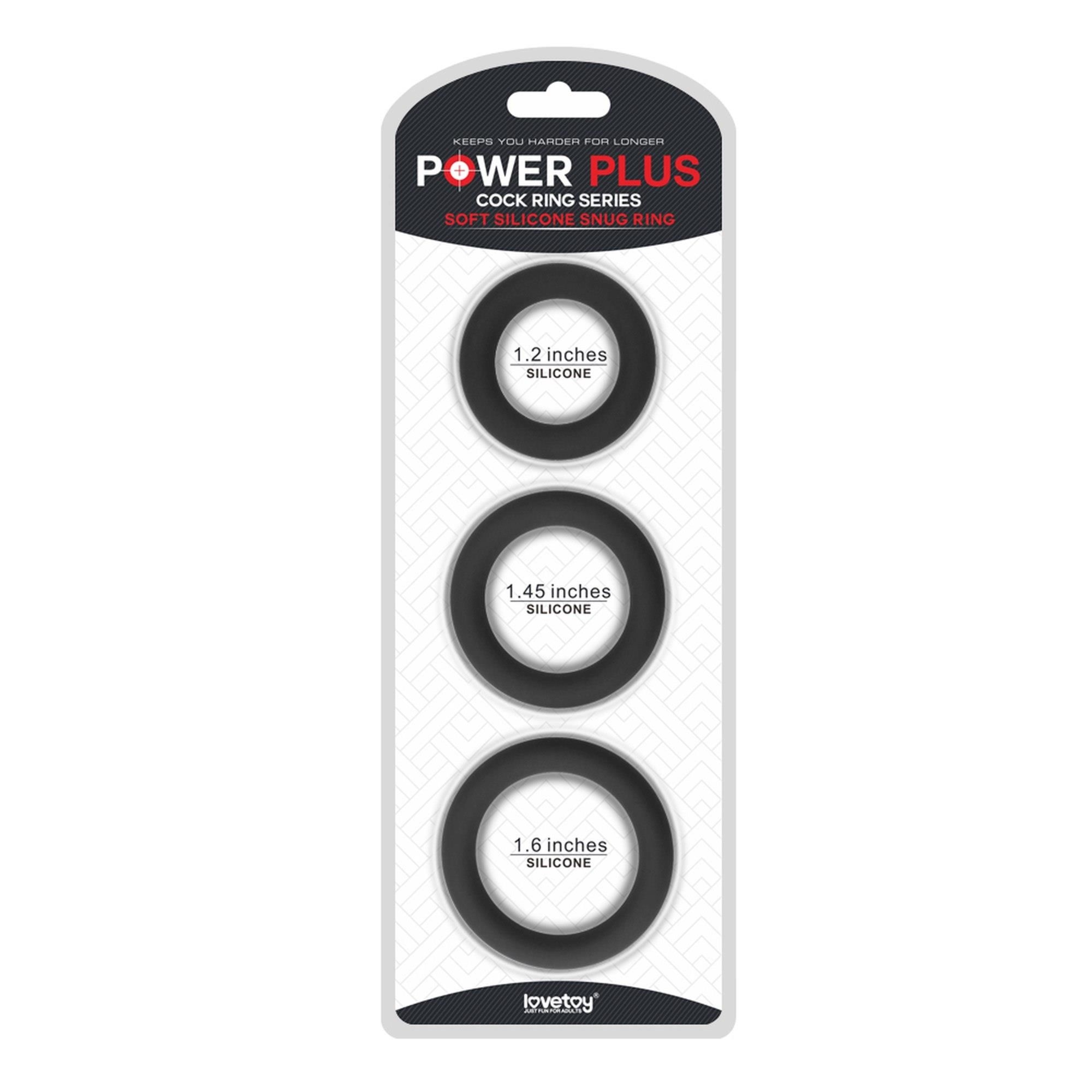 Pierścień Erekcyjny Silikonowy Power Plus Soft Silicone Snug Lovetoy | 100% ORYGINAŁ| DYSKRETNA PRZESYŁKA