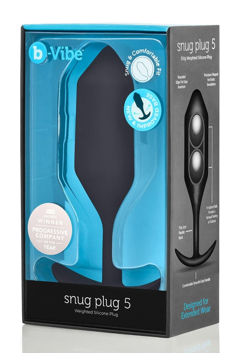 Korek analny Snug Plug 5 Black b-Vibe