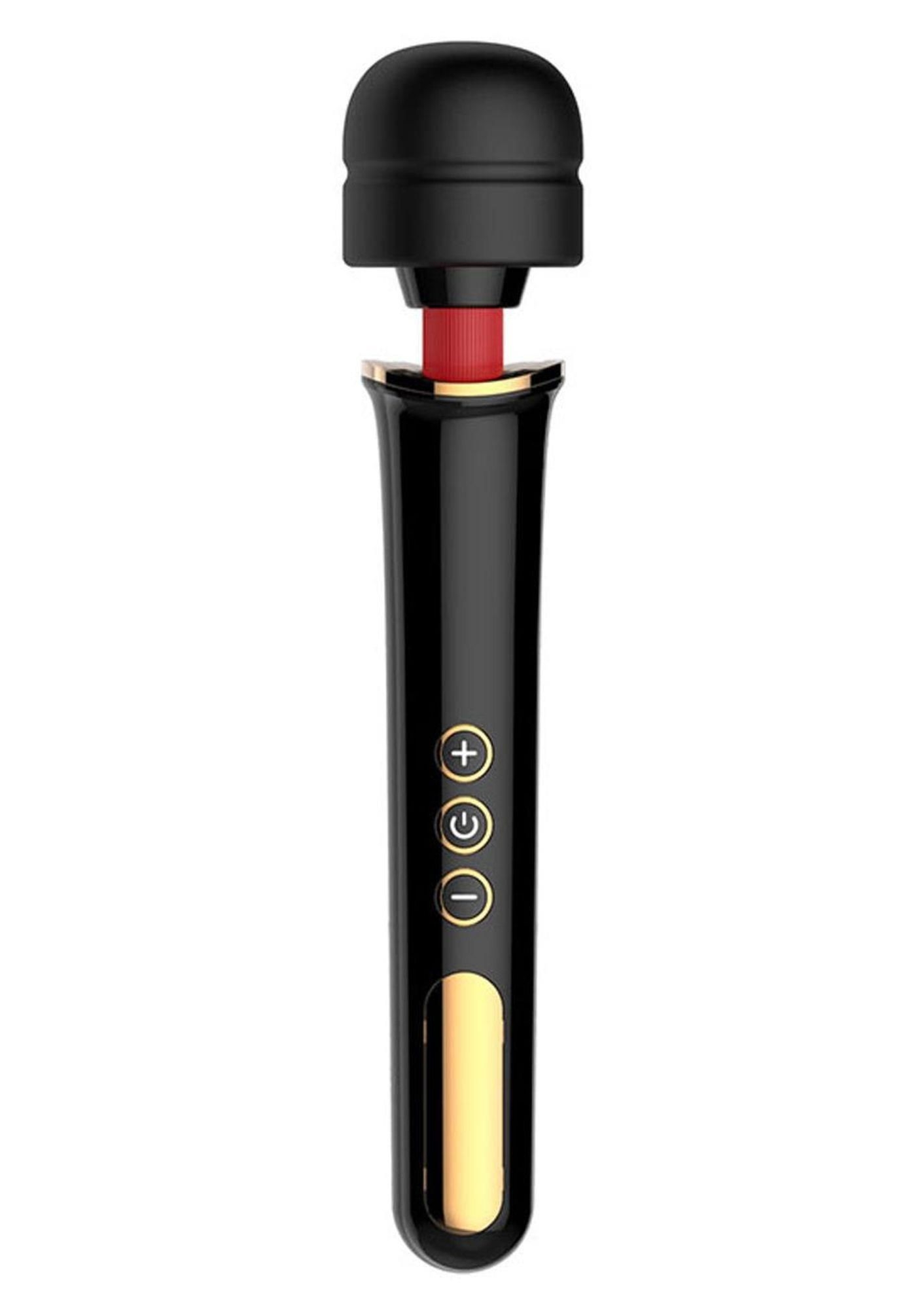 Masażer Wibracyjny Massager Super Powerful B-Series Magic 10 Funkcji USB Czarny | 100% ORYGINAŁ| DYSKRETNA PRZESYŁKA