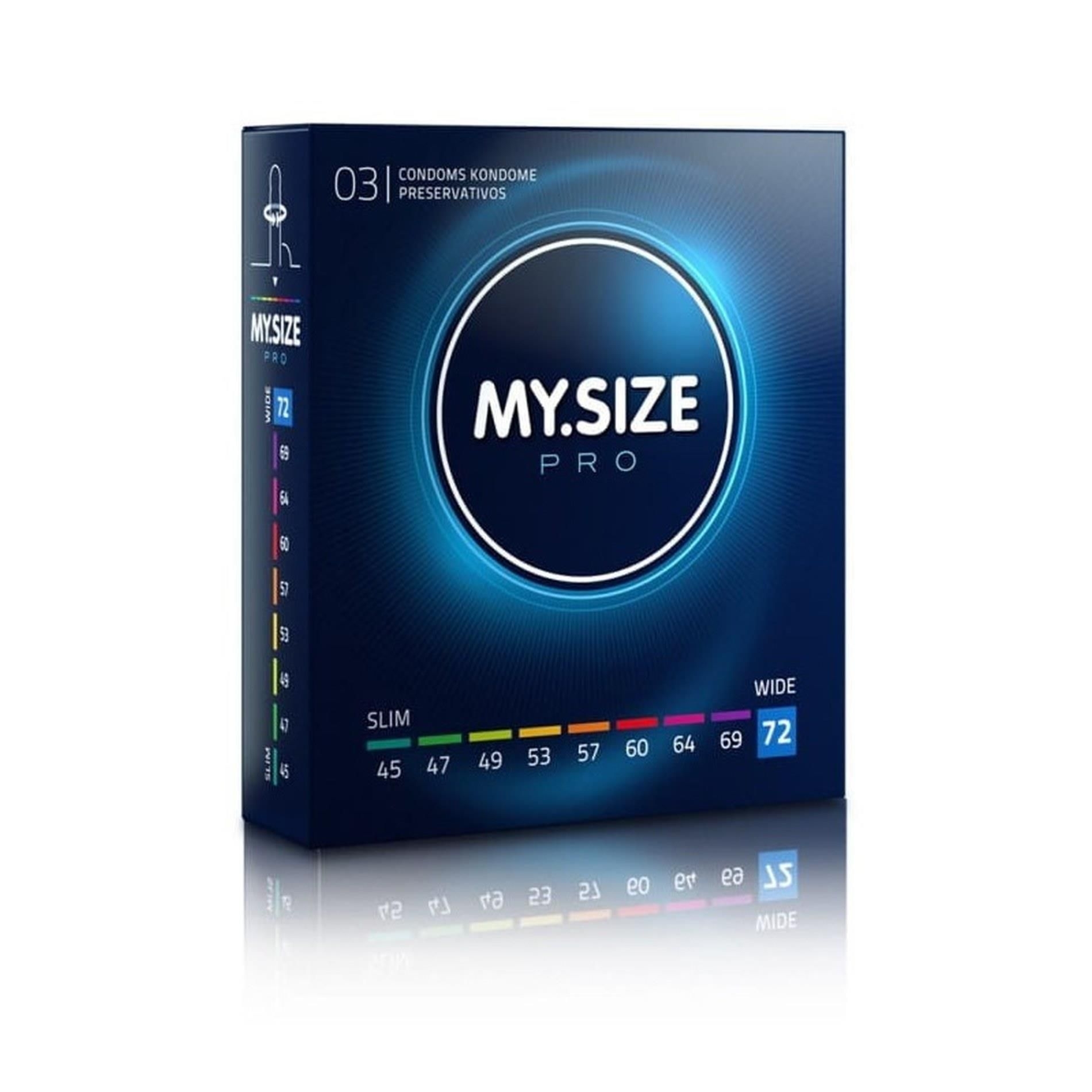 Prezerwatywy XL MY.SIZE PRO 72 mm 3 szt.