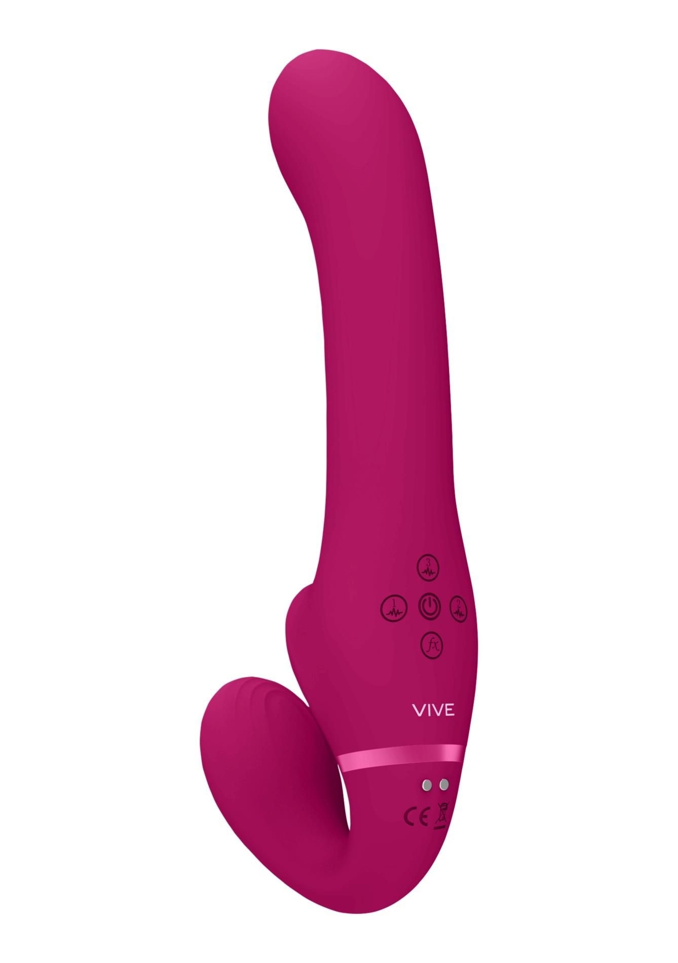 Stymulator Ssący Łechtaczki Ai - Dual Vibrating & Air Wave Tickler Strapless Strapon Vive | 100% ORYGINAŁ