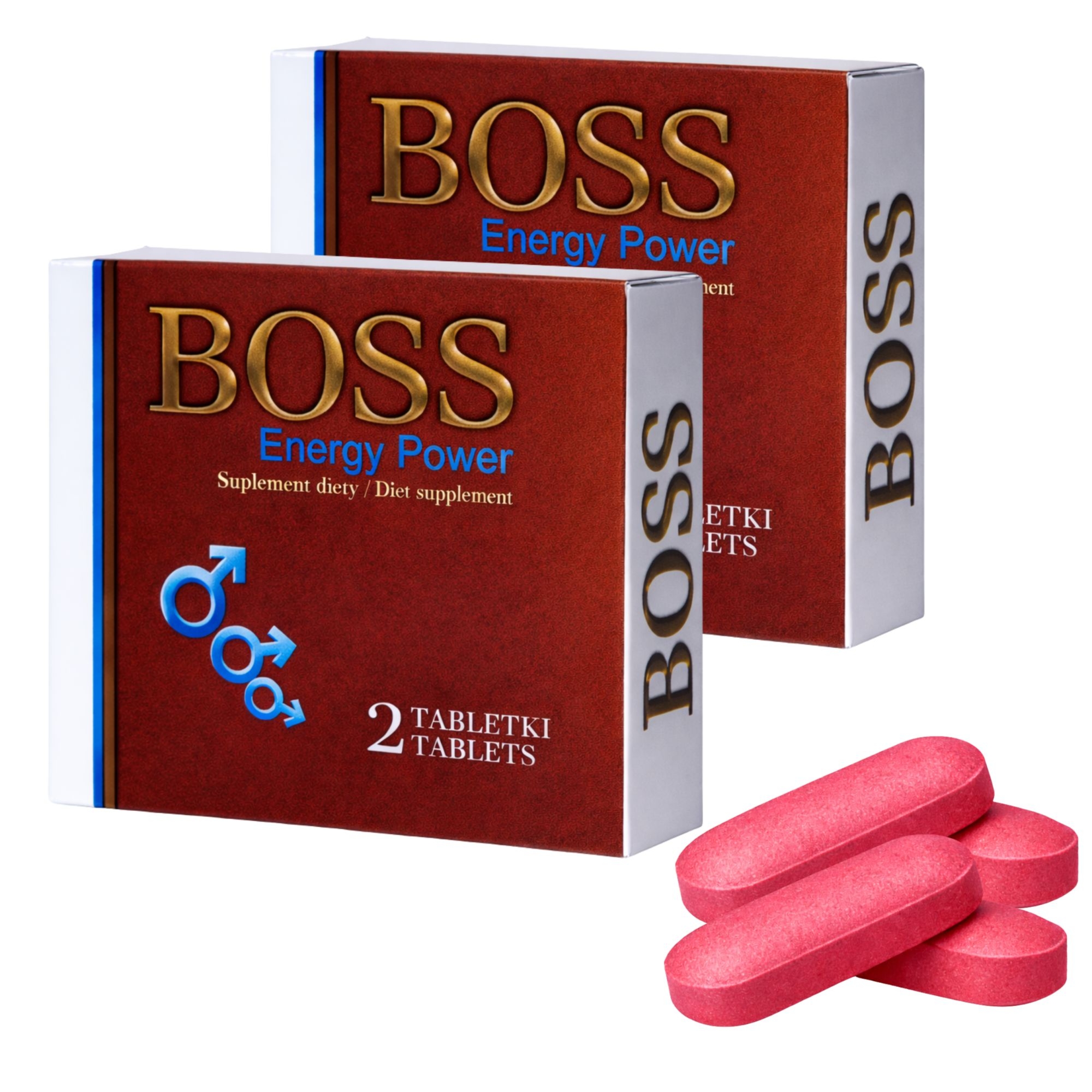 Boss Series Suplement diety Energy Power Ginseng - dwupak 4 szt | 100% ORYGINAŁ