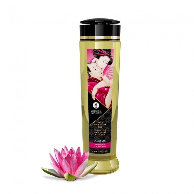 Olejek Do Masażu Erotic Massage Oil Amour / Sweet Lotus 240Ml Shunga