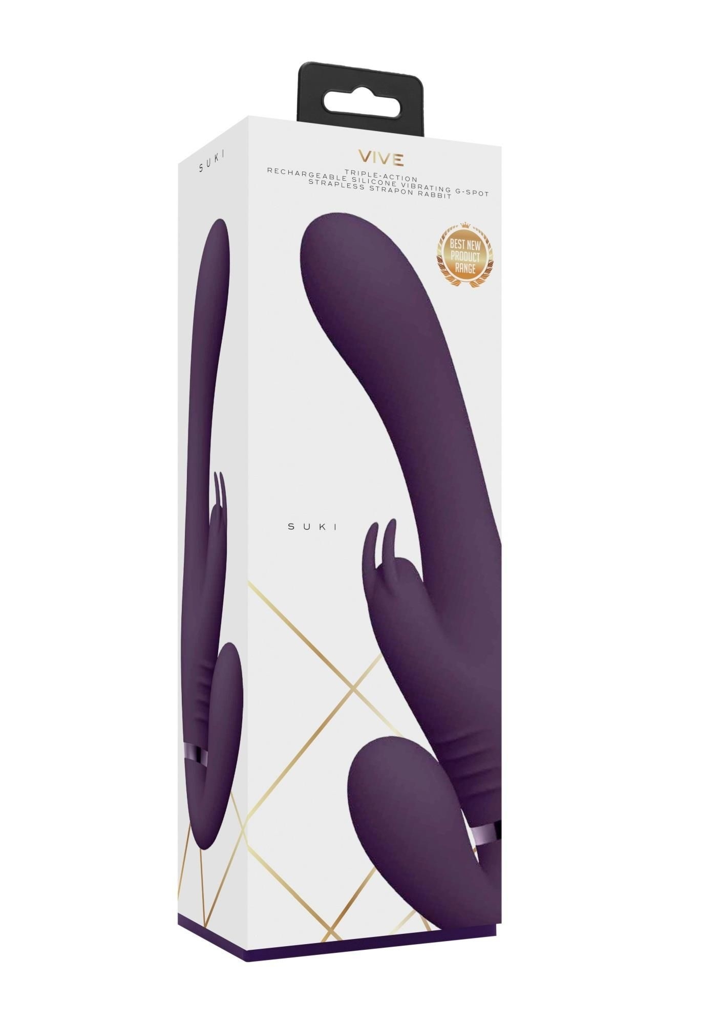 Pasek Strap-on Suki- Purple Vive Fioletowy | 100% ORYGINAŁ