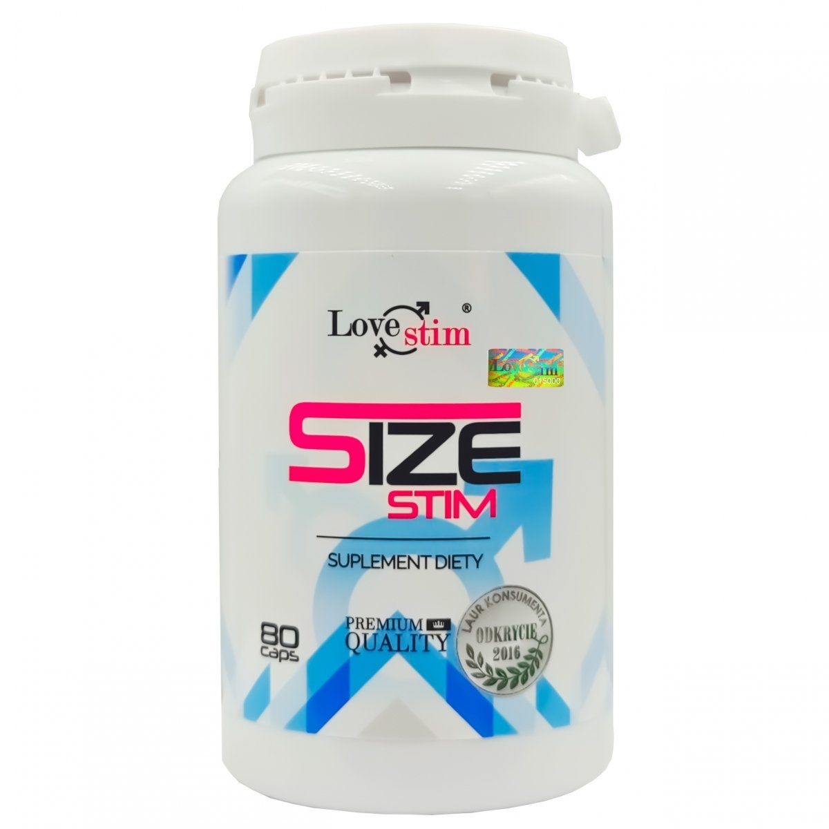 Size Stim - Kapsułki na Powiększenie Penisa 80 caps. | 100% ORYGINAŁ