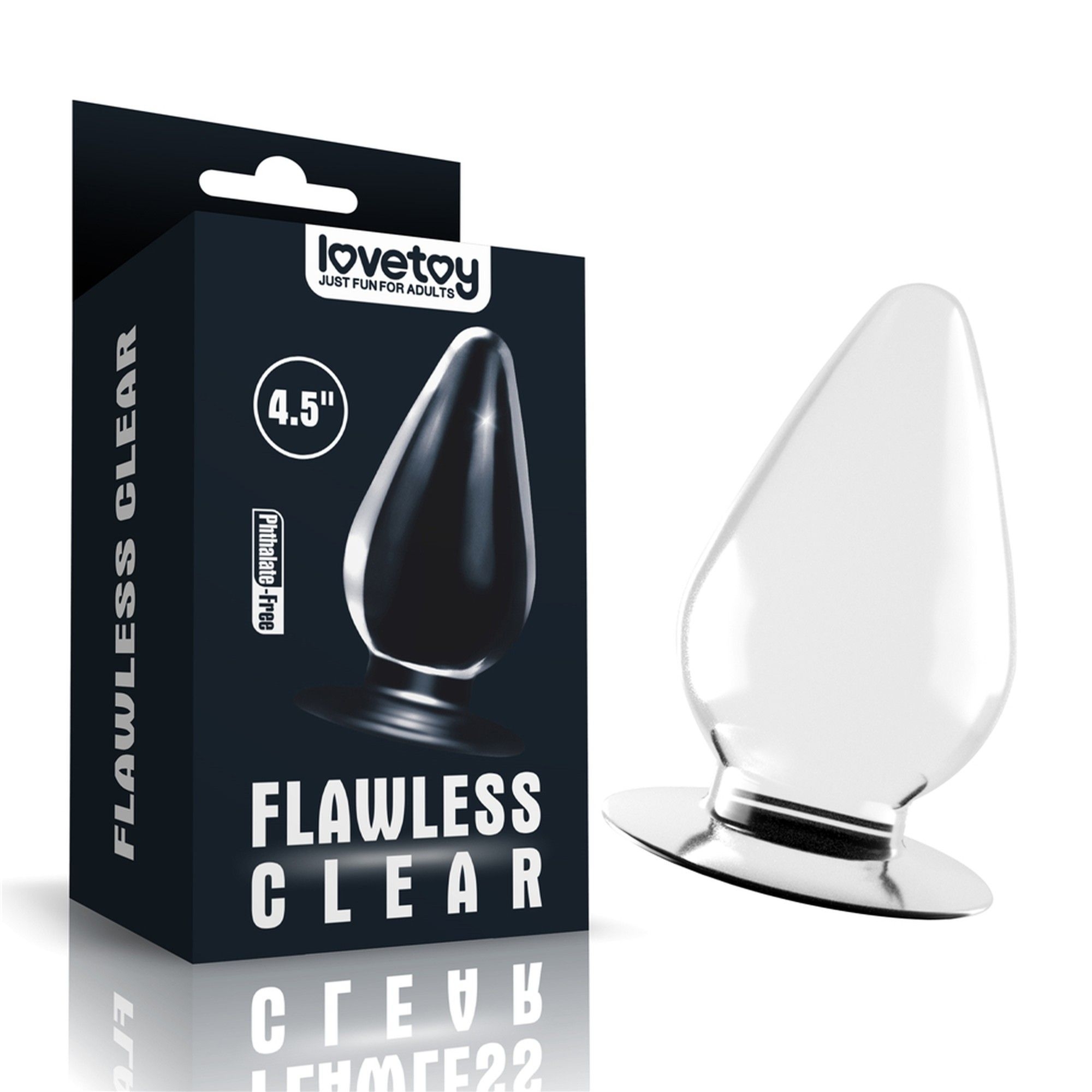 Zatyczka Analna Flawless Clear Anal Plug Przeźroczysty | 100% ORYGINAŁ| DYSKRETNA PRZESYŁKA