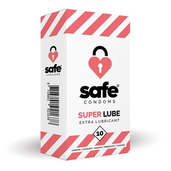 Prezerwatywy SAFE - Condoms Dodatkowo Nawilżone (1 op./ 10szt.) | 100% ORYGINAŁ