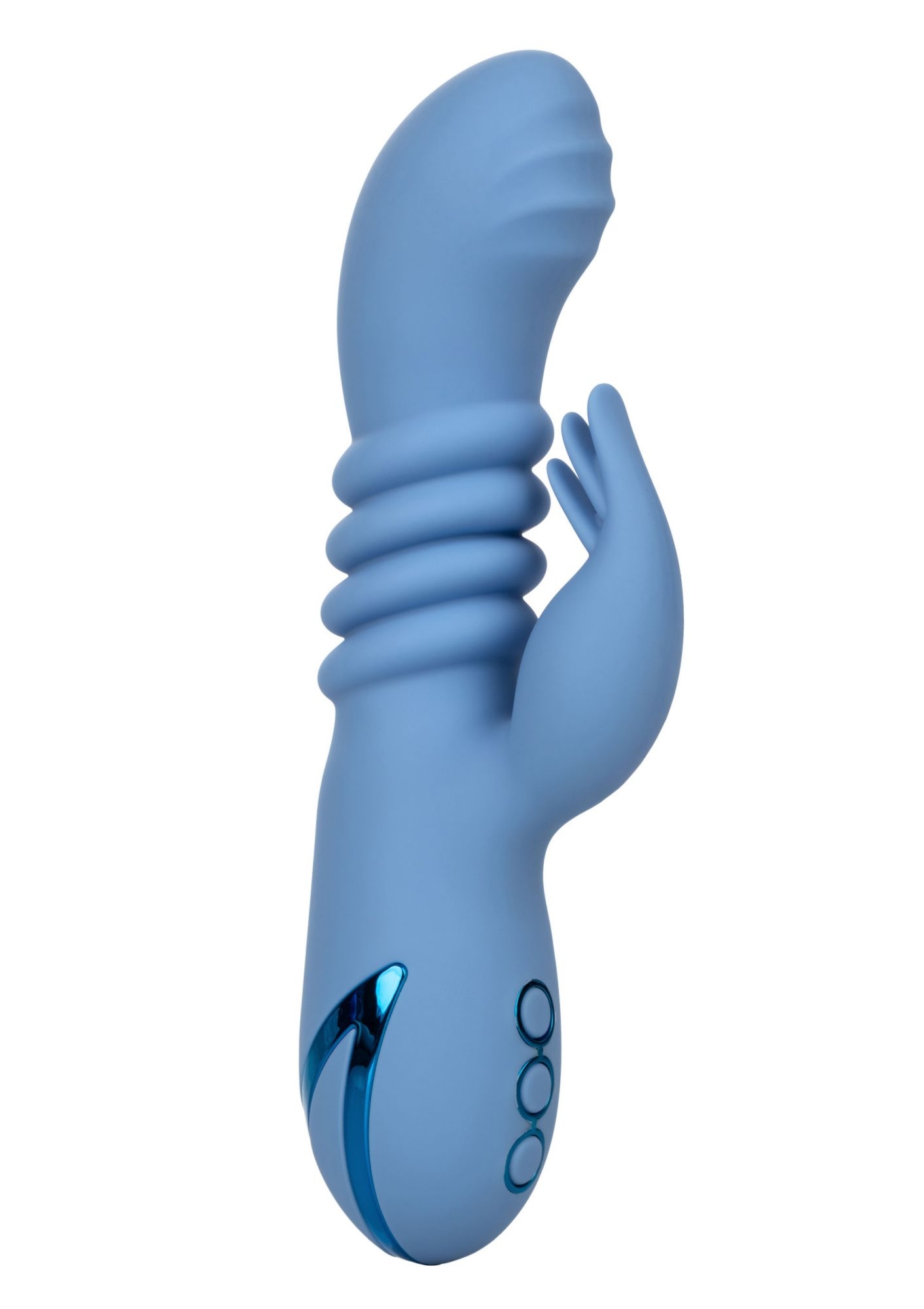 Wielofunkcyjny Wibrator Posuwisty Santa Cruz USB Niebieski