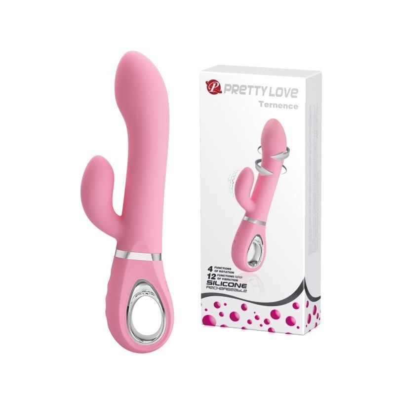Wibrator Punktu G Ternence USB PINK 4 Rot. 12 Vibration Pretty Love Ładowany USB Różowy | 100% ORYGINAŁ