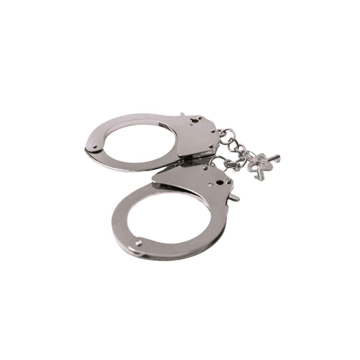 Metalowe Kajdanki Menottes Met Silver Adrien Lastic