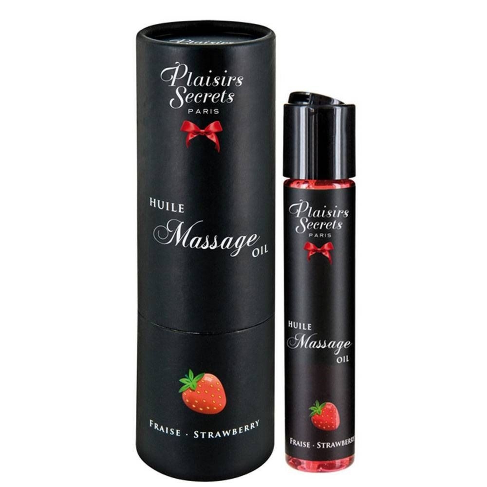 Naturalny Olejek do Masażu Truskawka 59 ml | 100% ORYGINAŁ| DYSKRETNA PRZESYŁKA