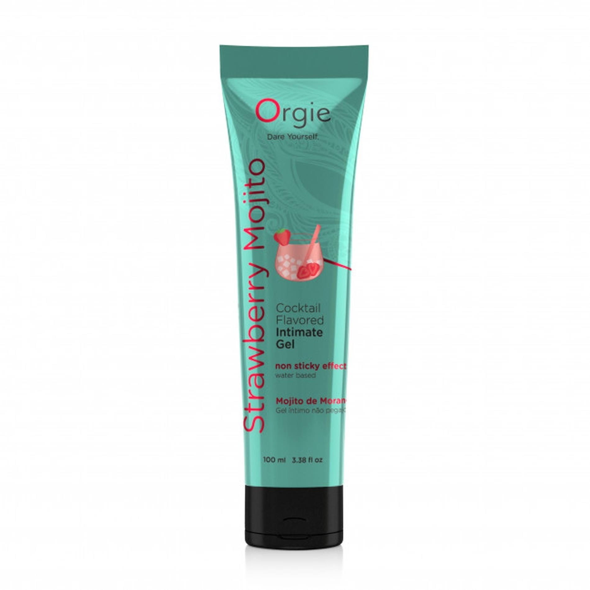 Lubrykant Smakowy Koktajl Truskawkowe Mojito (Strawberry Mojito) Lube Tube Orgie 100 ml