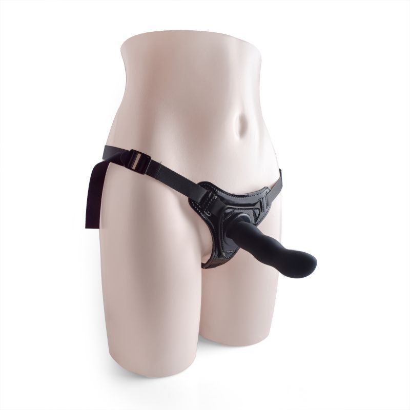 Silikonowy Strap-on Active Love Czarny | 100% ORYGINAŁ| DYSKRETNA PRZESYŁKA