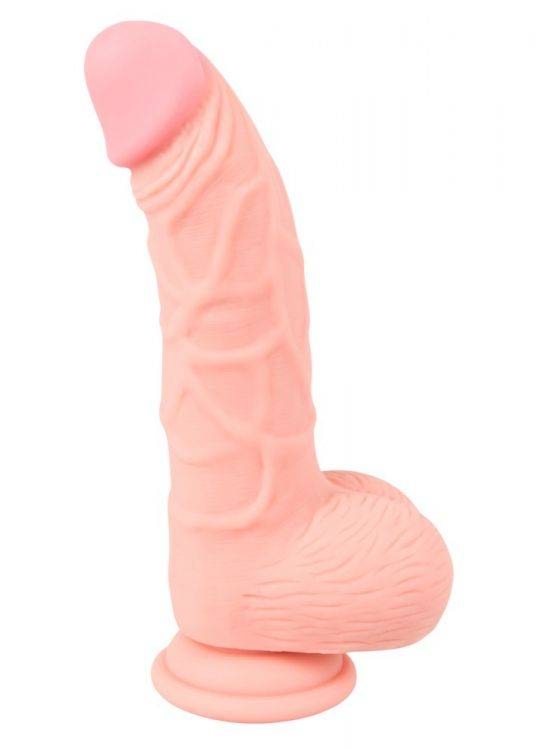 Zakrzywione Dildo Silikonowe Duże 20cm Cielisty