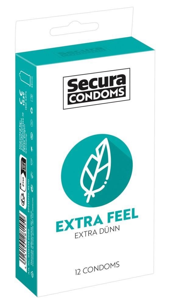 Prezerwatywy Ultracienkie Secura Extra Feel 12 szt.