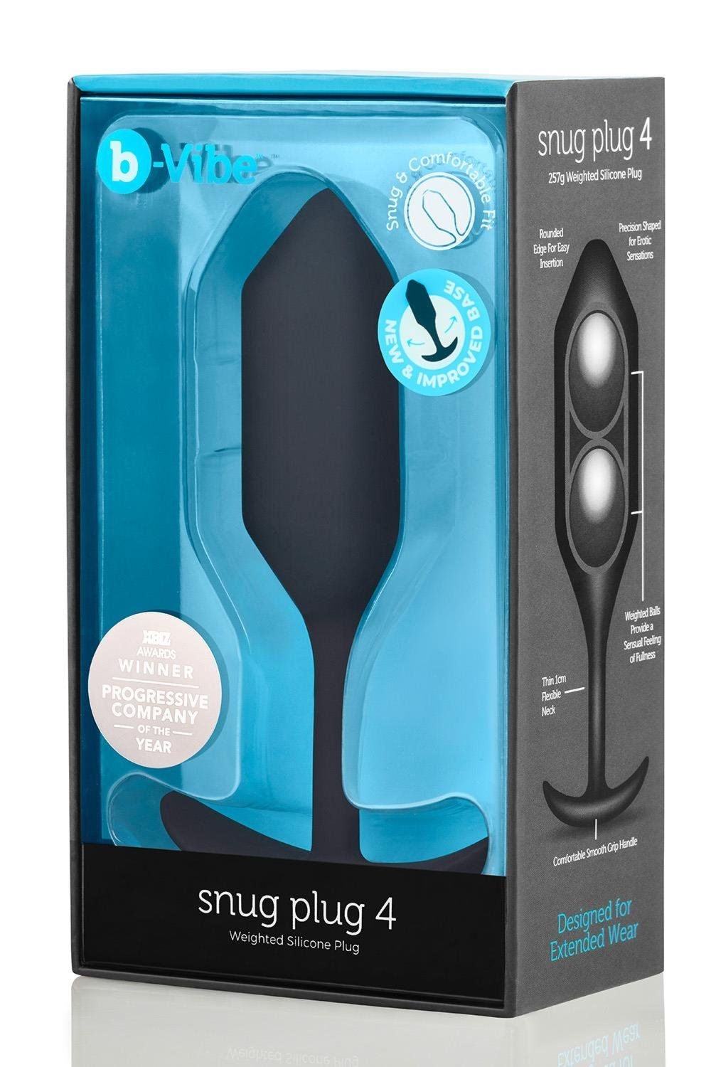 Korek analny Snug Plug 4 Black b-Vibe