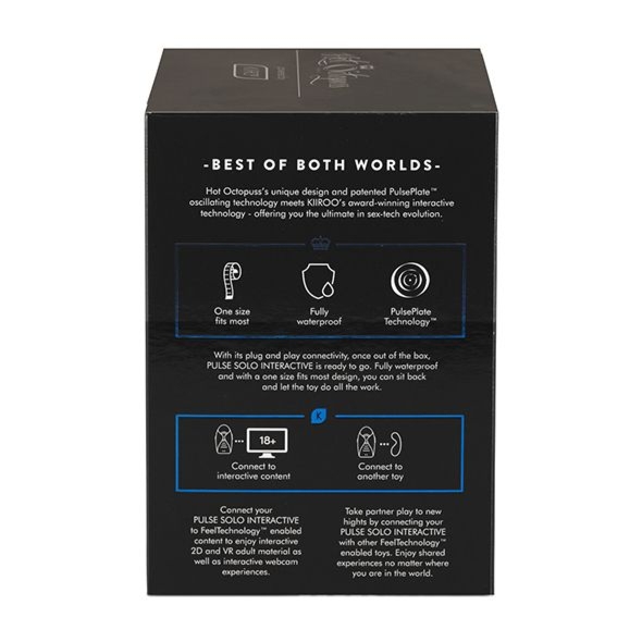 Wibrujący Masturbator Z Możliwością Sterowania Aplikacją Pulse Solo Interactive Hot Octopuss