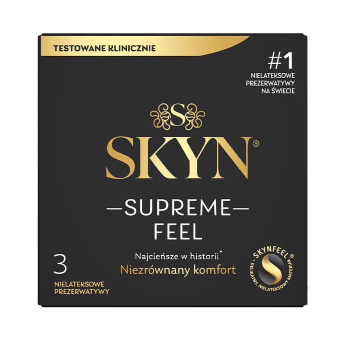 Prezerwatywy Skyn Supreme Feel 3 Unimil