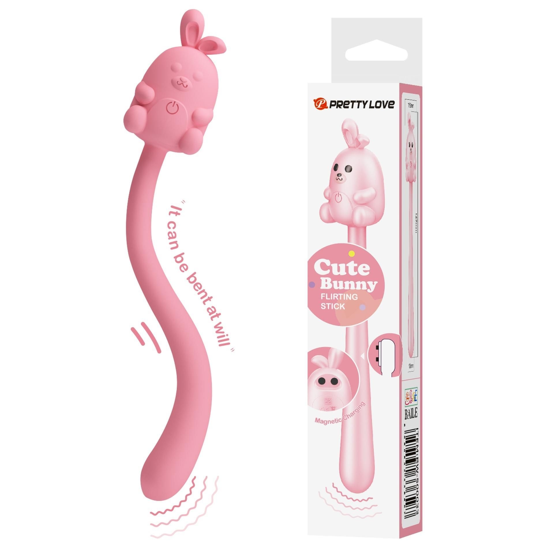 Stymulator Łechtaczki CUTE BUNNY Pretty Love Ładowany USB | 100% ORYGINAŁ