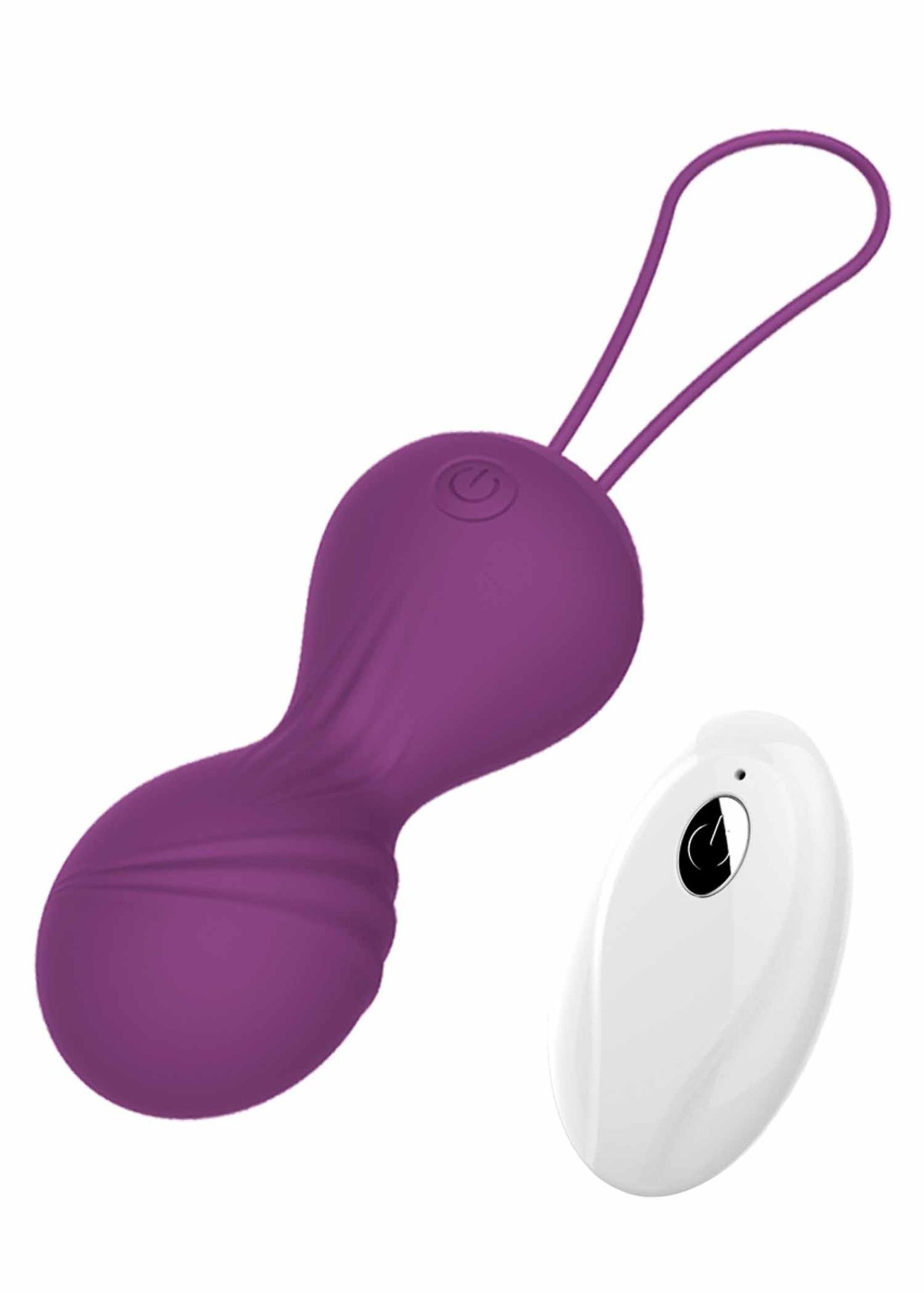 Kulki-Vibrating Silicone Kegel Balls USB 10 Function / Remote control -Purple | 100% ORYGINAŁ