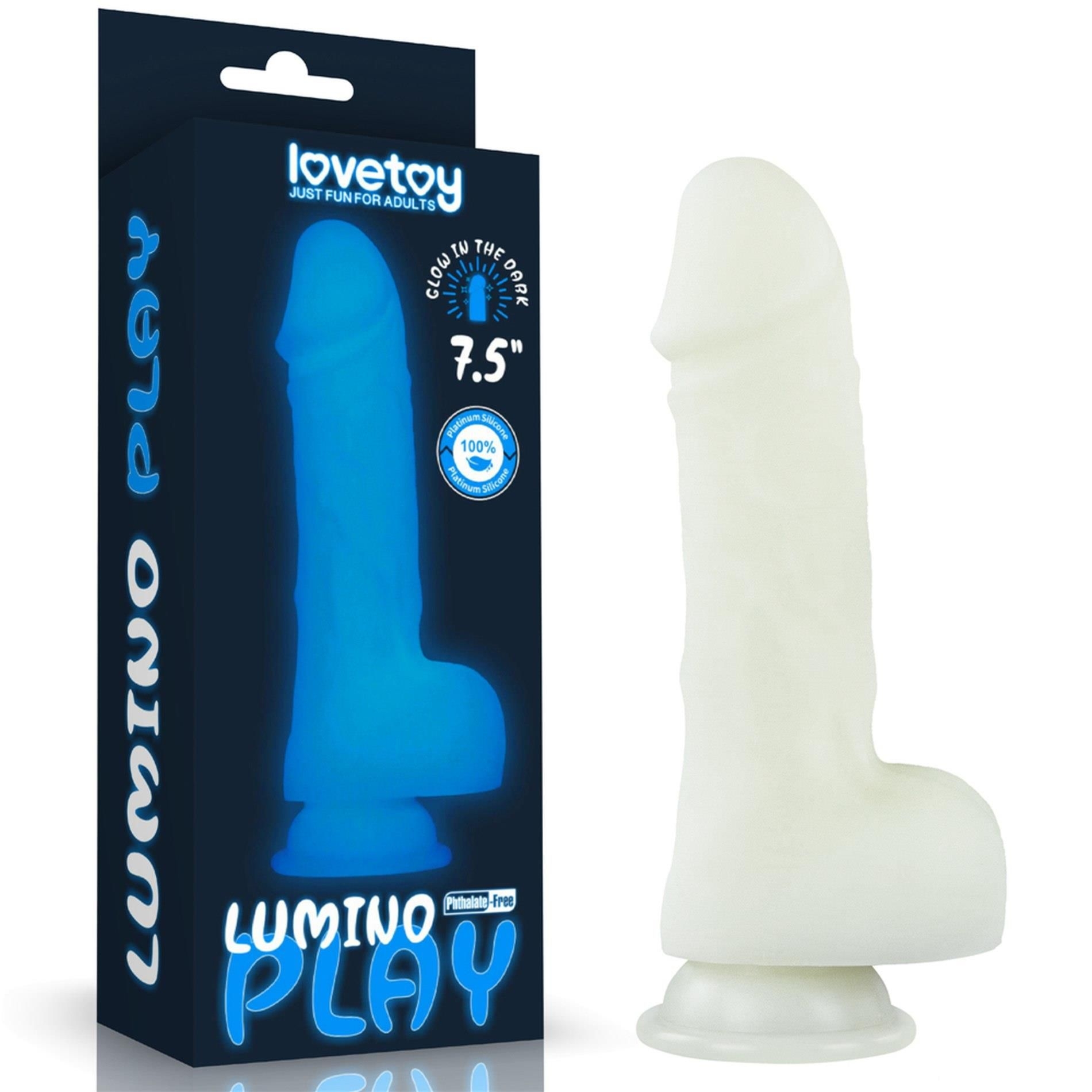 Dildo z Przyssawką Lumino Play Lovetoy | 100% ORYGINAŁ