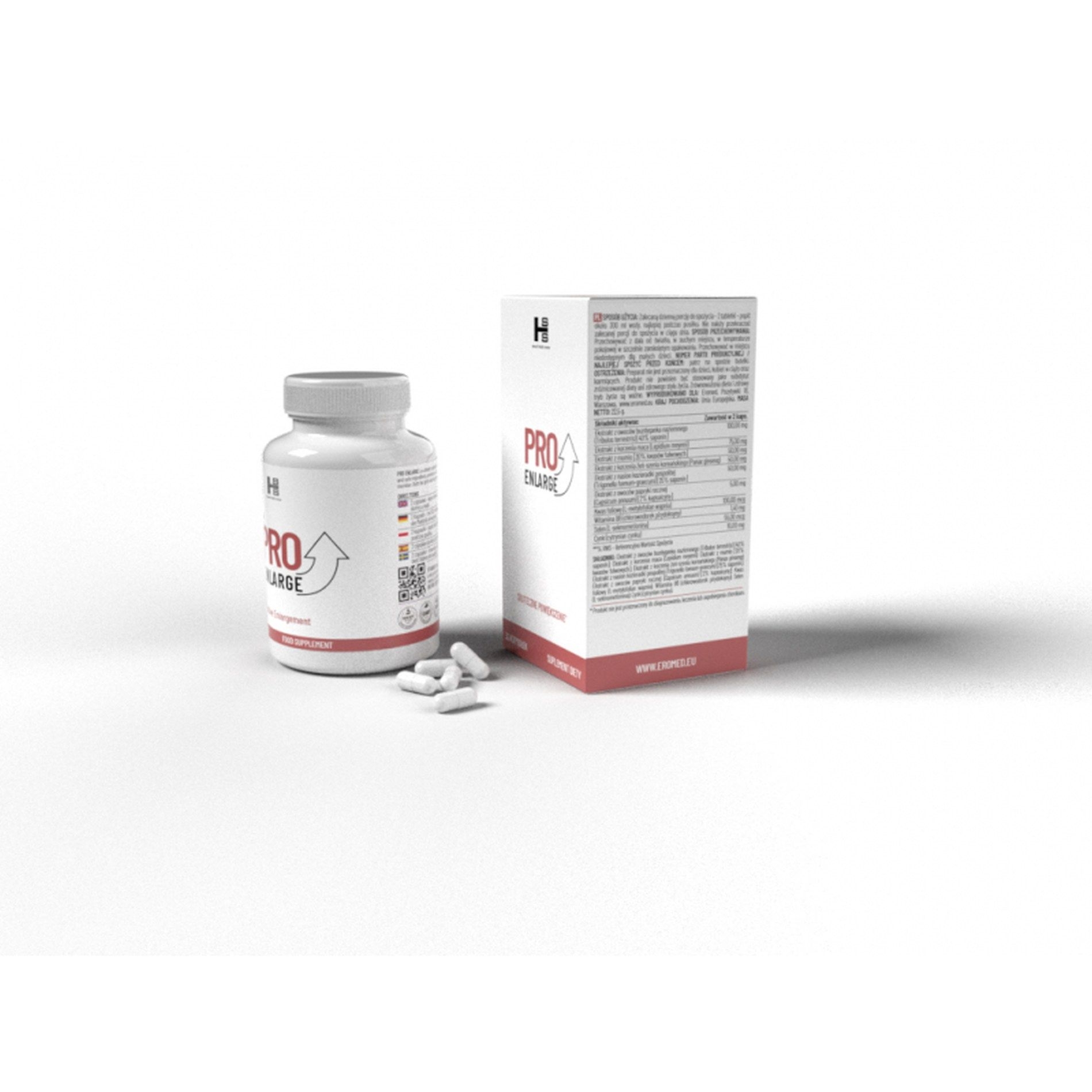 Suplement Diety Na Potencję 30 Kapsułek Pro Enlarge | 100% ORYGINAŁ