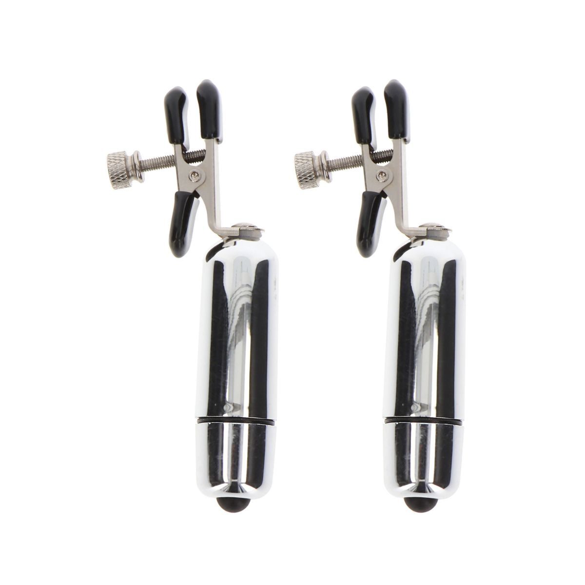 Klamerki Na Sutki Nipple Play Adjustable Vibrating Clamps Taboom