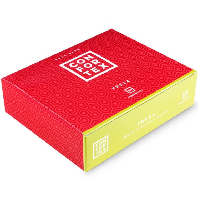 Prezerwatywy Confortex Condom Truskawka (144szt.) Prezerwatywy Confortex Condom Truskawka (144szt.)