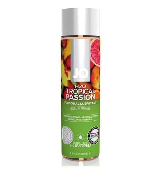 Lubrykant Jadalny O Smaku Owoców Tropikalnych H2O Lubricant Tropical 120 Ml System JO