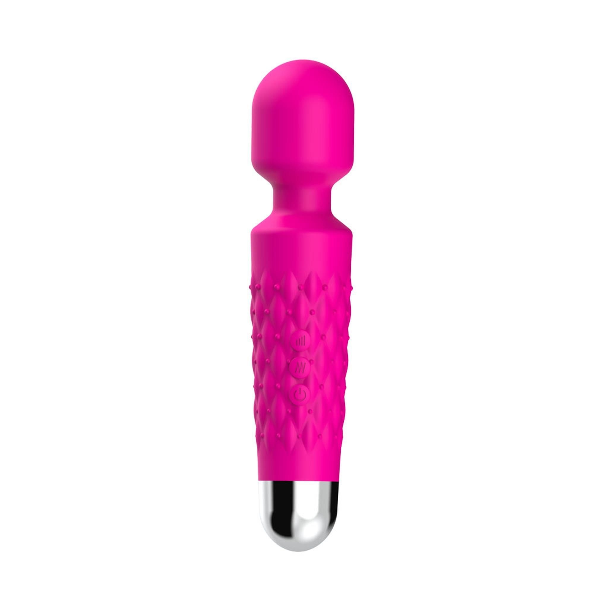 Stymulator Łechtaczki Silikon Silicone 9 Vibration Function Rose Red B - Series Joy Czerwony | 100% ORYGINAŁ