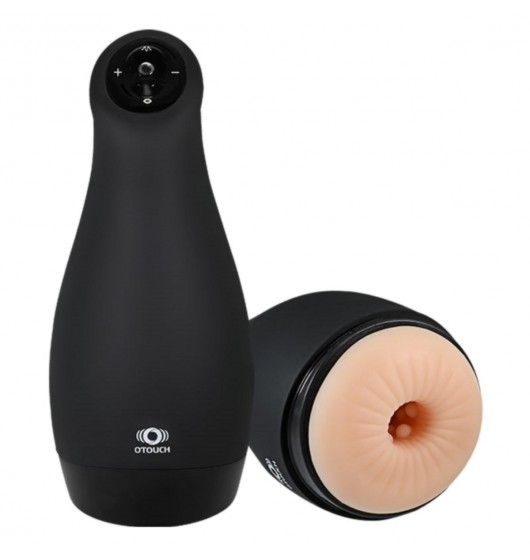 Masturbator z Wibracjami Airturn3 Anus Czarny