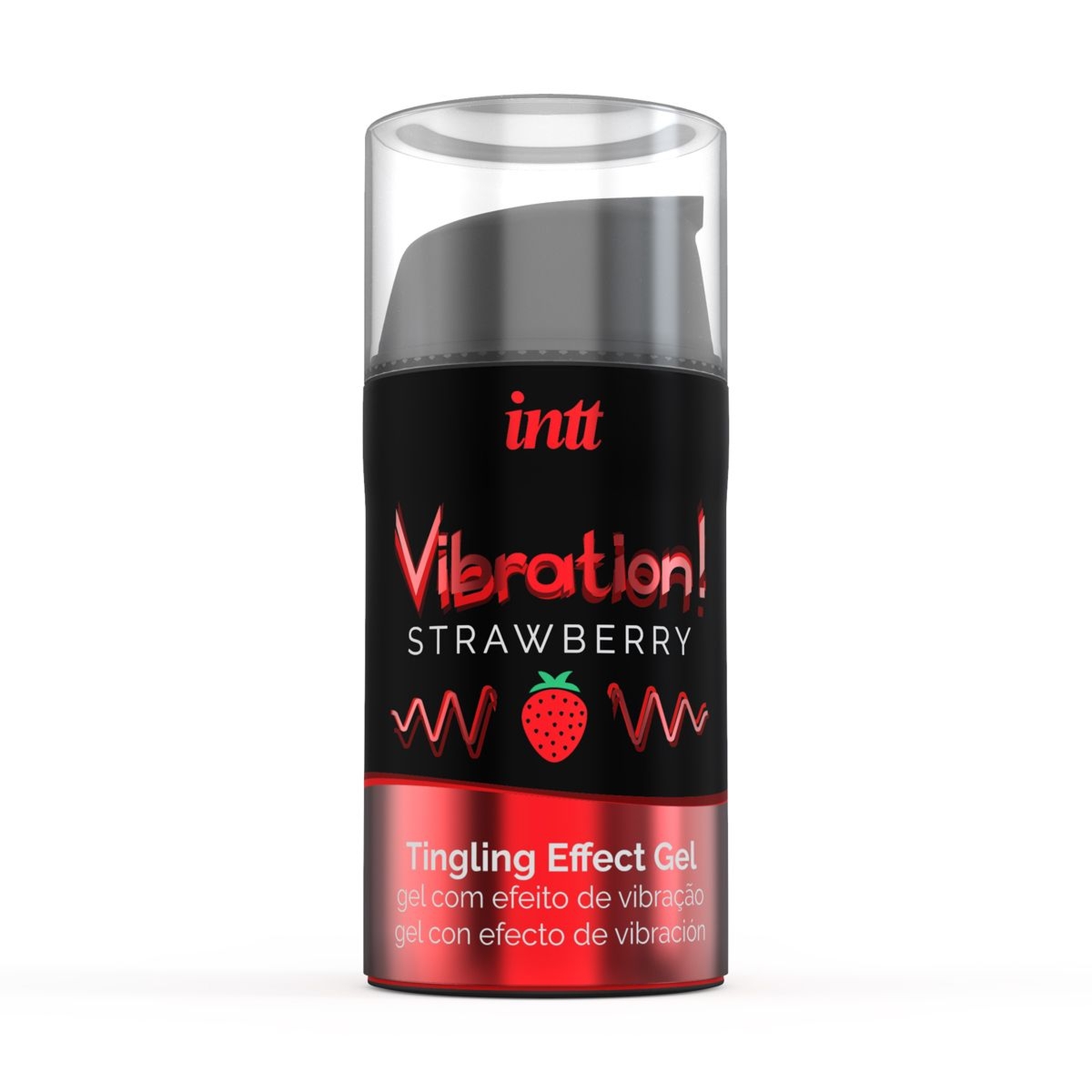 Żel Stymulujący Vibration! Strawberry 15 Ml intt