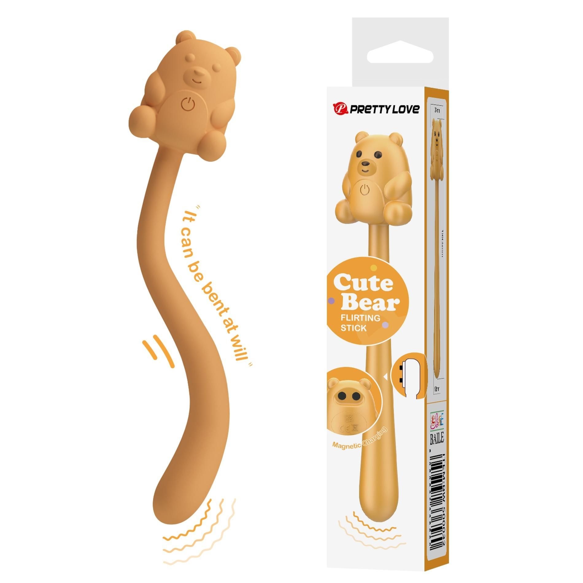 Stymulator Łechtaczki CUTE BEAR Pretty Love Ładowany USB | 100% ORYGINAŁ