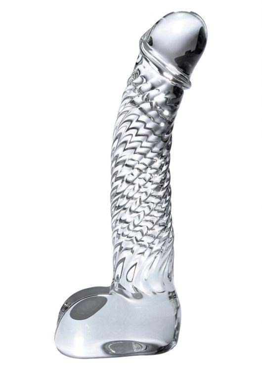Dildo Szklane Waginalno-Analne Icicles No. 61 Przeźroczysty | 100% ORYGINAŁ