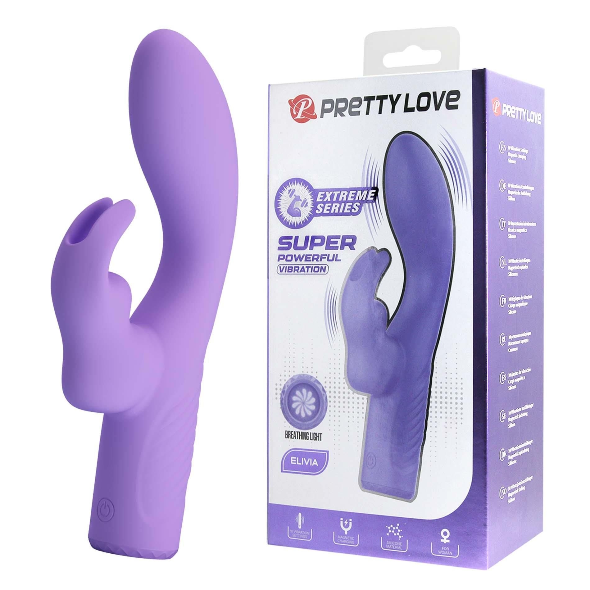 Wibrator Króliczek Elivia 10-function G-spot Vibrator 01 Pretty Love do Punktu G | 100% ORYGINAŁ| DYSKRETNA PRZESYŁKA