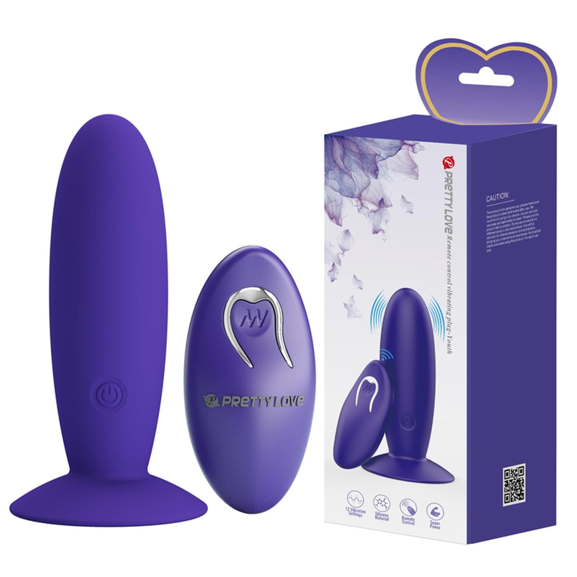 Korek Analny Remotr Control Vibrating Plug Pretty Love Ssący Sterowany Zdalnie | 100% ORYGINAŁ| DYSKRETNA PRZESYŁKA