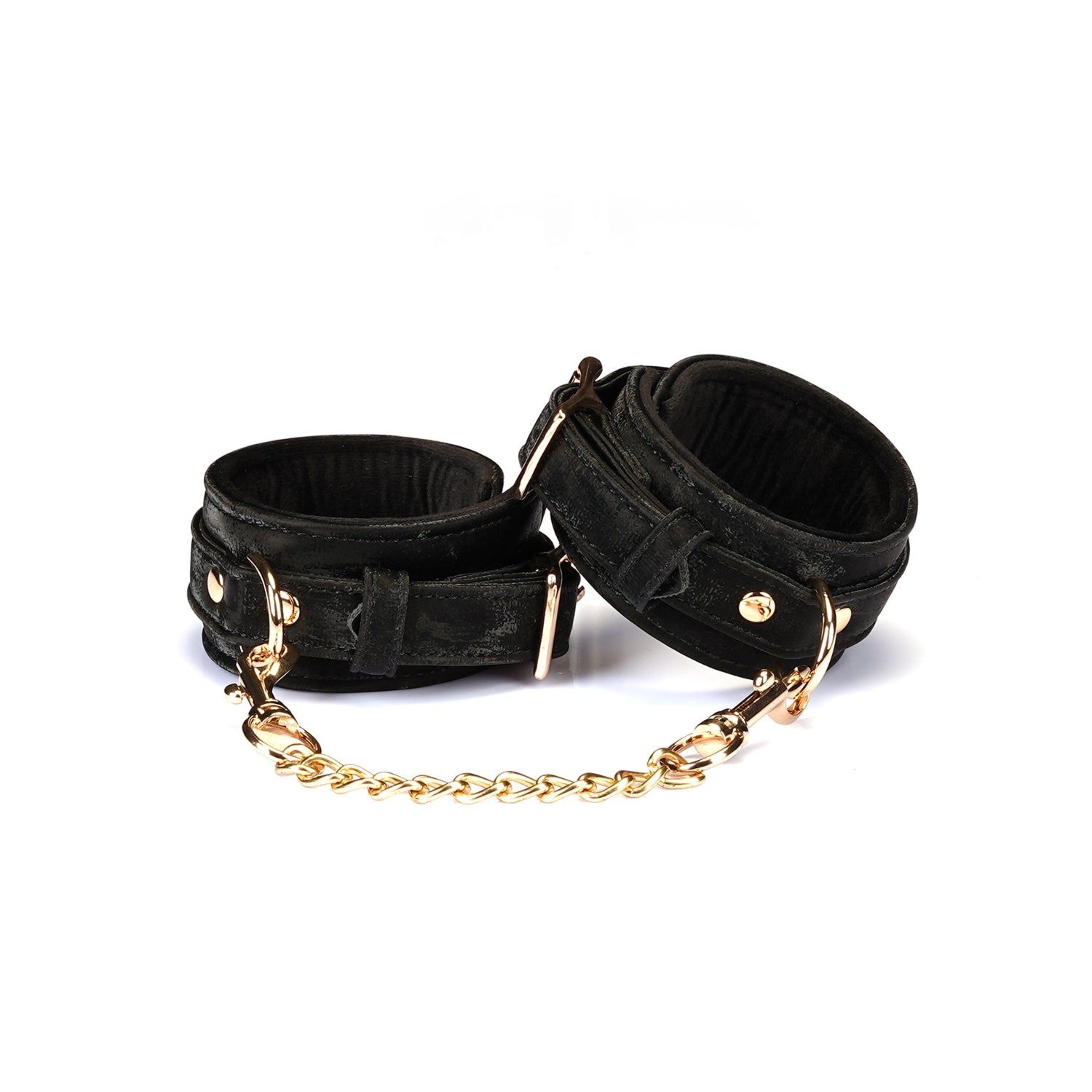 Kajdanki Boudoir Amor Black Wrist Cuffs Liebe Seele