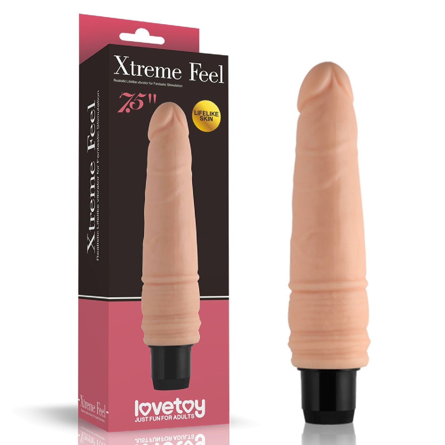 Wibrator Cybersókra Xtreme Feel Cyberskin Vibrator 20cm Cielisty | 100% ORYGINAŁ